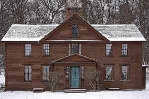 orchard house in winter