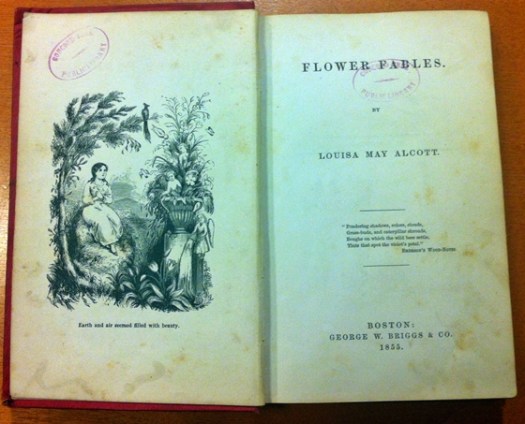 Flower Fables, original printing 1855, from the Concord Free Public Library Special Collections; used with permission