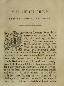 christ child and the poor children