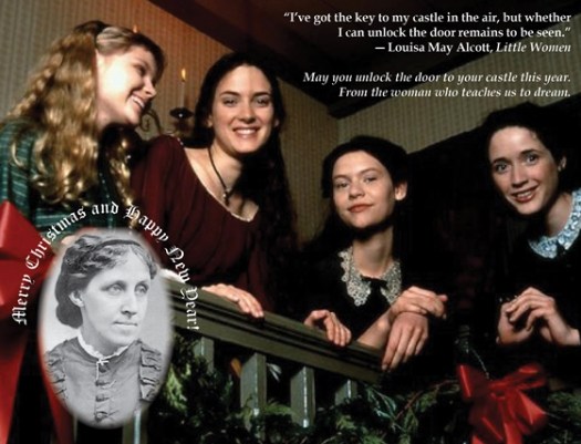 louisa may alcott is my passion christmas card 2013