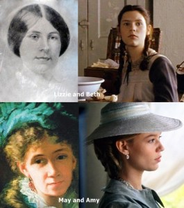 lizzie and beth, may and amy