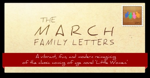 the march family letters header
